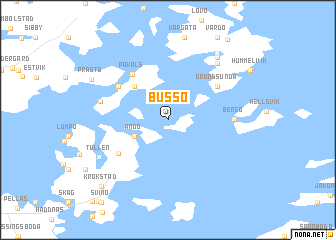 map of Bussö