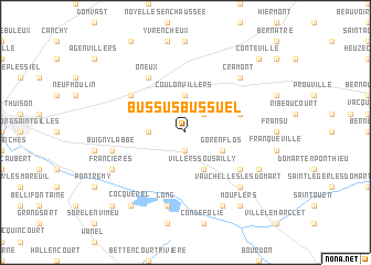 map of Bussus-Bussuel