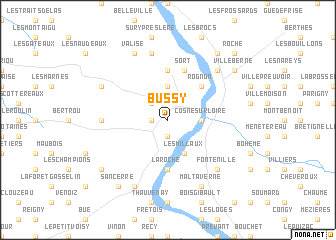 map of Bussy