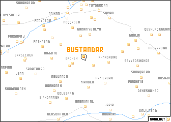 map of Būstāndar