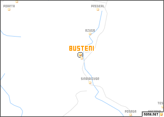 map of Buşteni