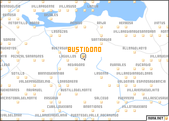 map of Bustidoño