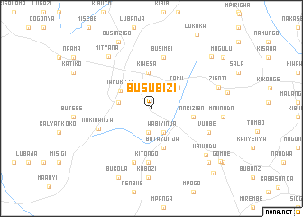 map of Busubizi