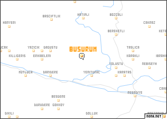 map of Büşürüm