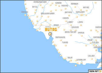 map of Butag