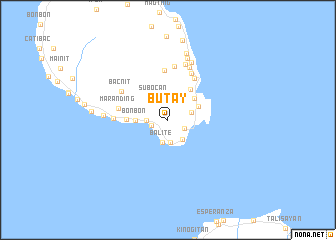 map of Butay