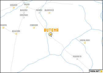 map of Butema