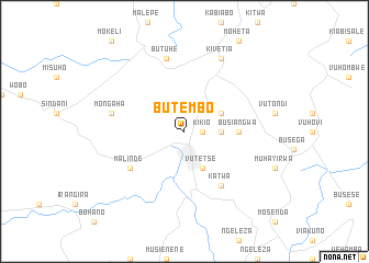 map of Butembo