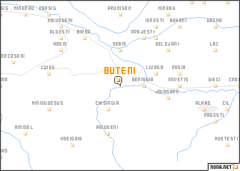 map of Buteni