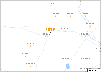 map of Bute