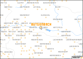 map of Butgenbach