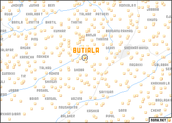 map of Butiāla