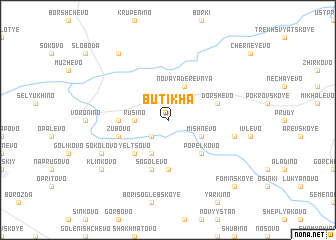 map of Butikha
