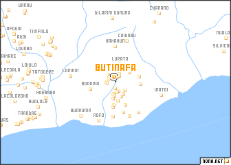 map of Butinafa