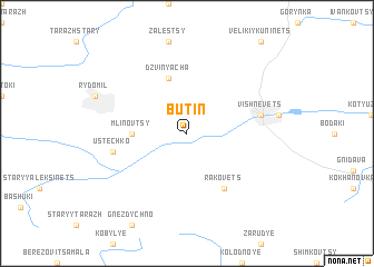 map of Butin