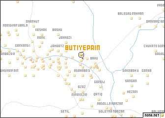 map of Būtī-ye Pā\