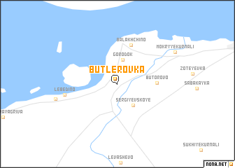 map of Butlerovka