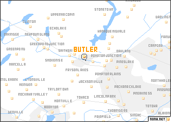 map of Butler