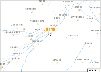 map of Buţmah