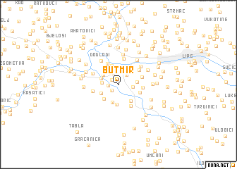 map of Butmir