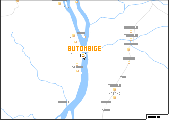 map of Butombige