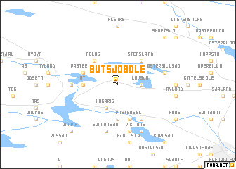 map of Butsjöböle
