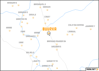 map of Buurka