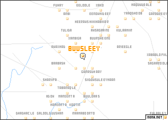 map of Buusleey