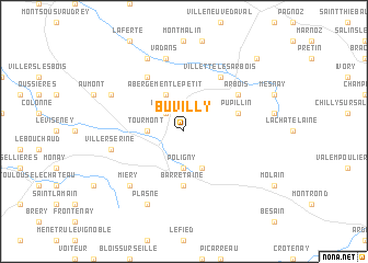 map of Buvilly