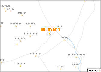 map of Buwayḑān