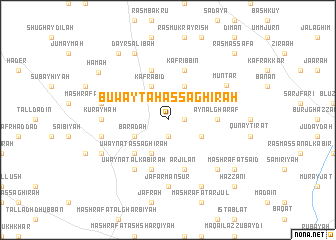 map of Buwaytah aş Şaghīrah