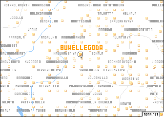 map of Buwellegoda