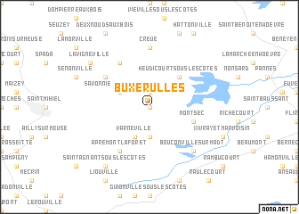 map of Buxerulles