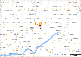 map of Buyama