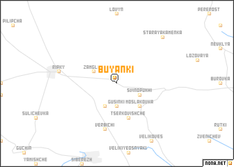 map of Buyanki
