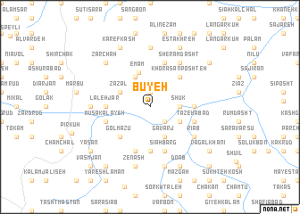 map of Būyeh