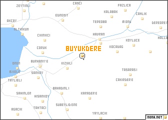 map of Büyükdere