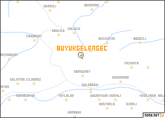 map of Büyükgelengeç