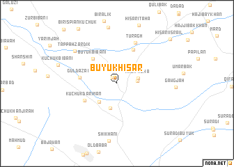 map of Buyūk Ḩişār