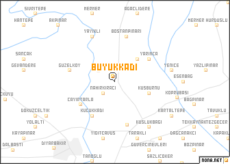 map of Büyükkadı