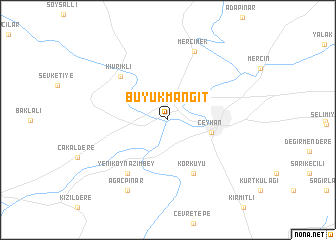 map of Büyükmangit