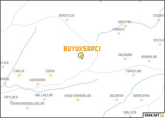 map of Büyükşapçı