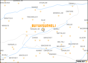 map of Büyüksürmeli