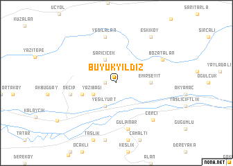 map of Büyükyıldız