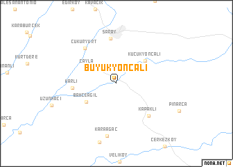 map of Büyükyoncalı
