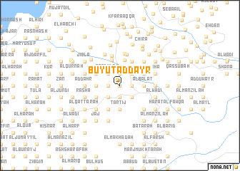 map of Buyūt ad Dayr