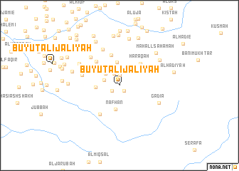 map of Buyūt al ‘Ijālīyah