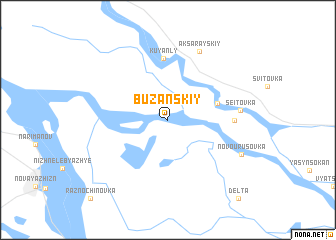 map of Buzanskiy