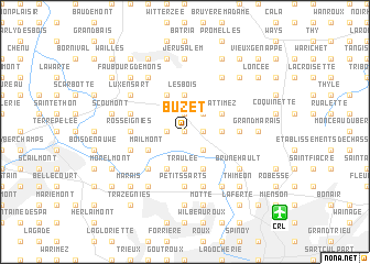 map of Buzet