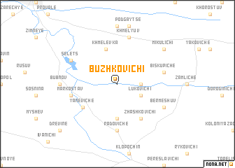 map of Buzhkovichi